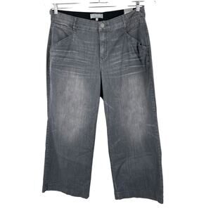 Wit & Wisdom jeans Skyrise wide leg gray size 18W